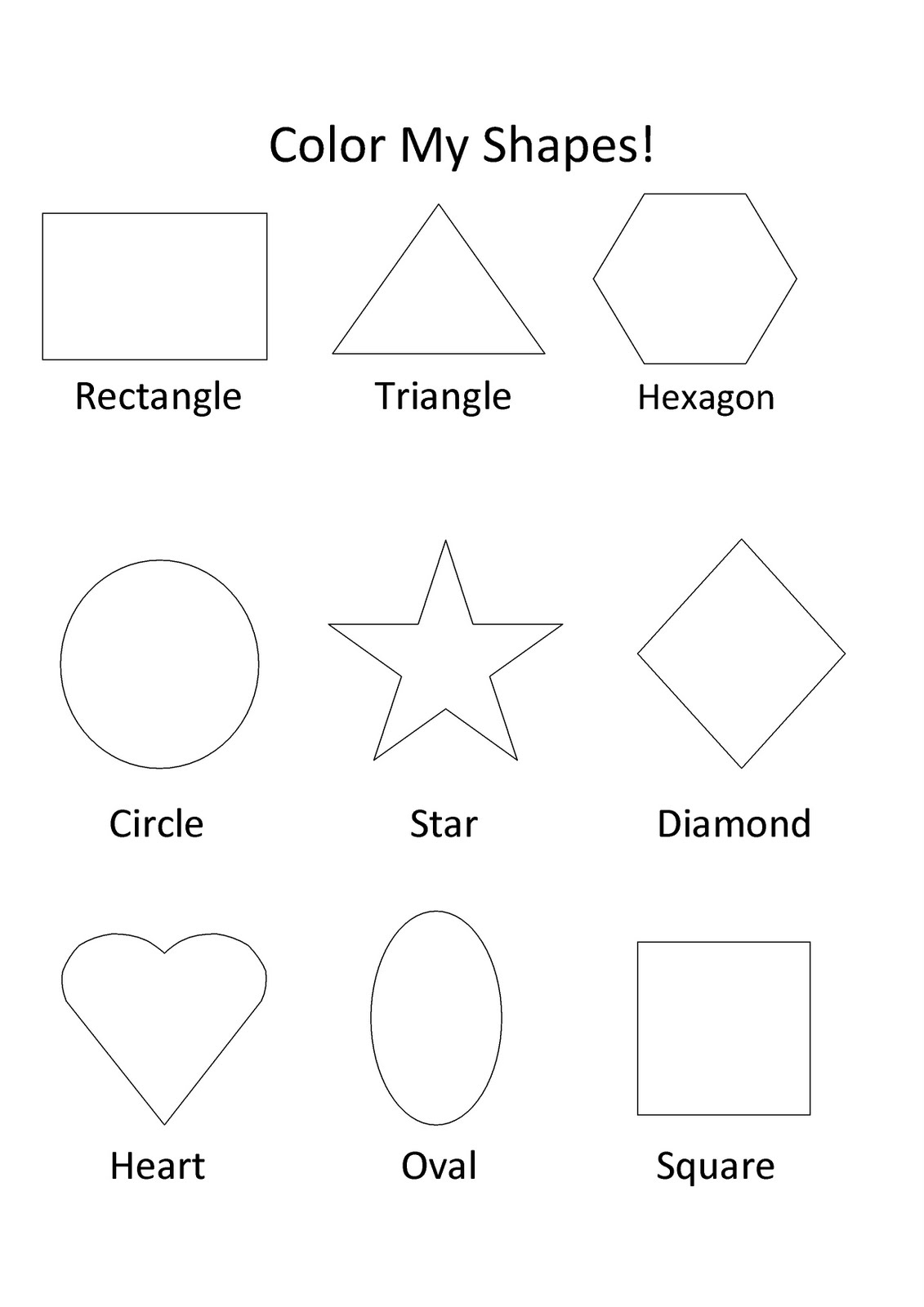 2d Shapes Worksheet Free ShapesWorksheets