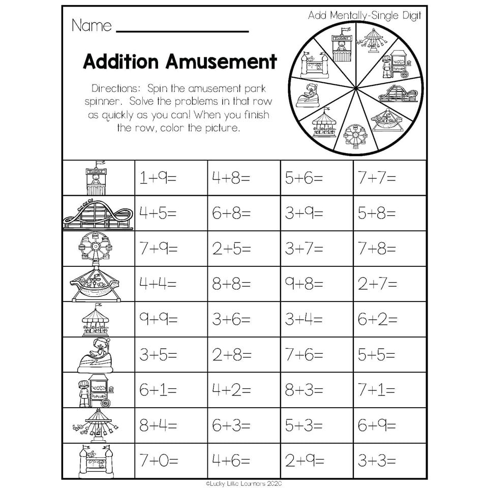 2nd Grade Math Worksheets Operations And Algebraic Thinking 