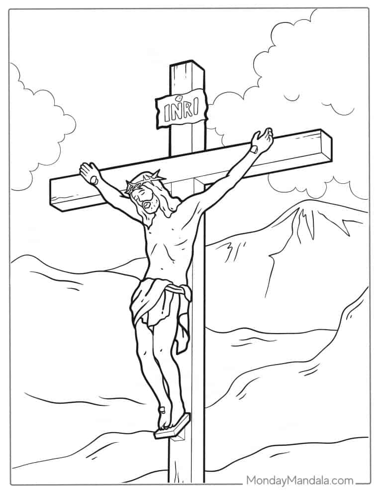 Coloring Pages Jesus