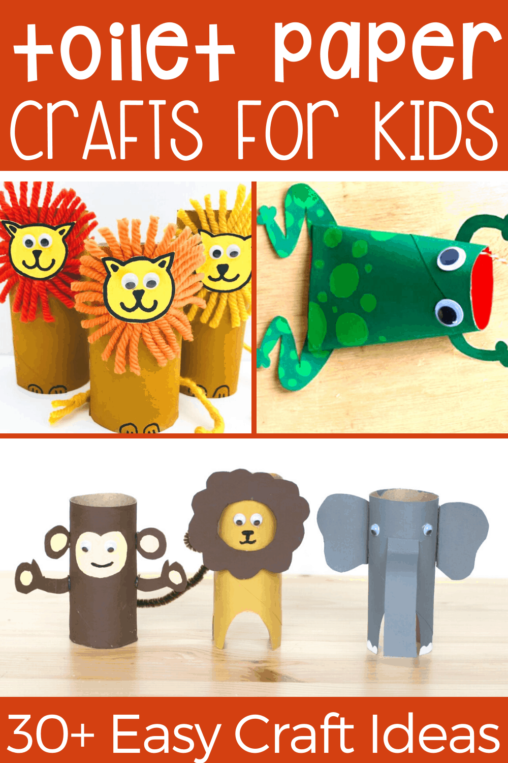 30 Toilet Paper Roll Crafts For Kids