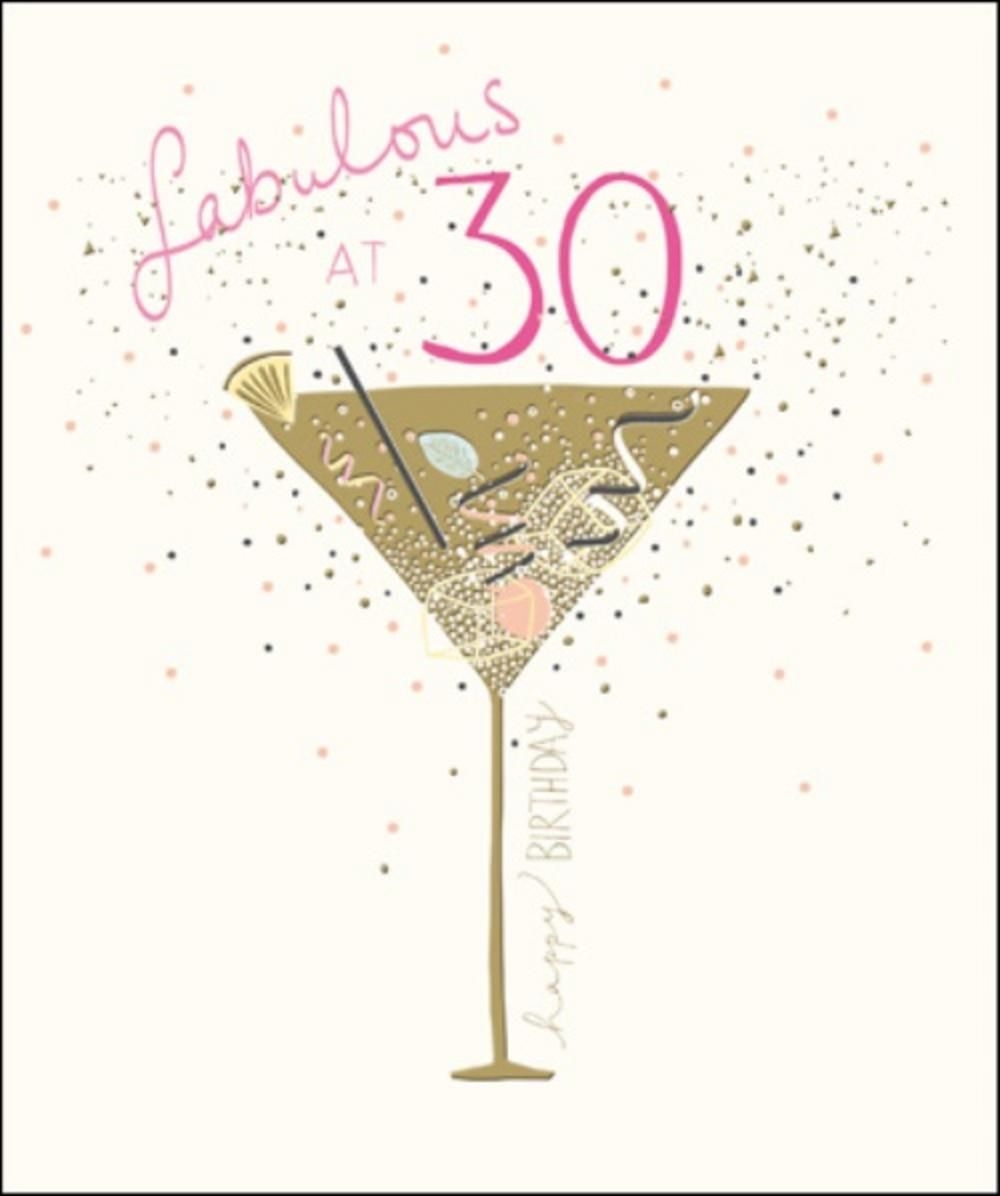 30th Birthday Card Happy Birthday Card Printable 30th Vrogue co