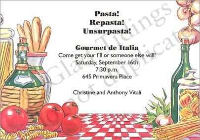 34 Customize Italian Themed Party Invitation Template With Stunning 
