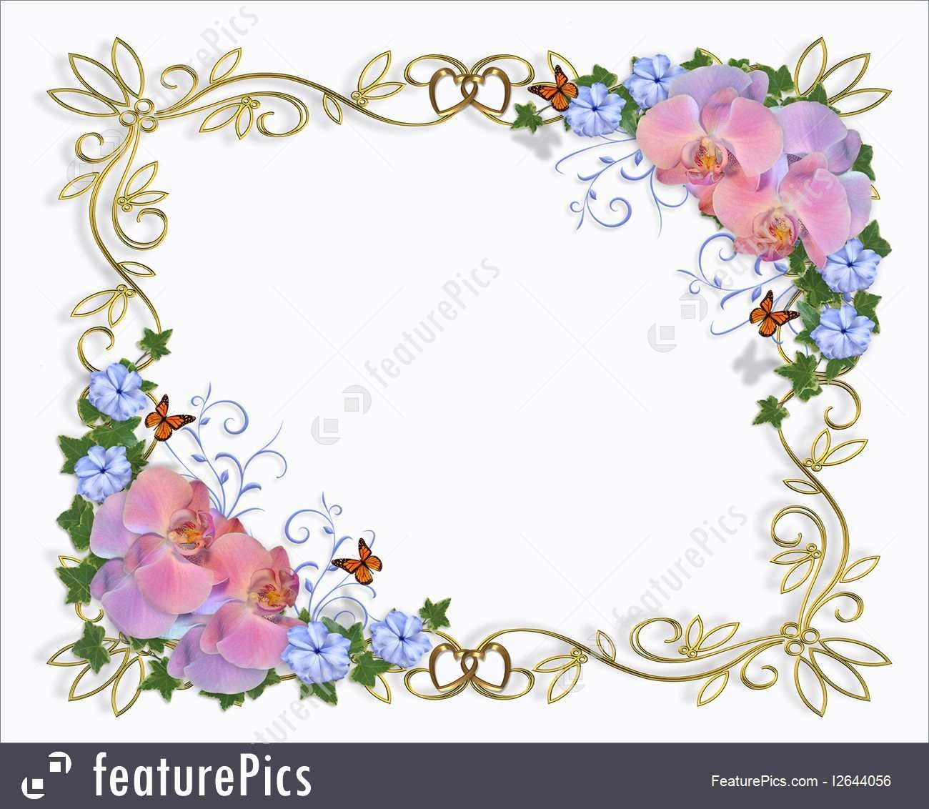36 Create Orchid Wedding Invitation Template Templates With Orchid