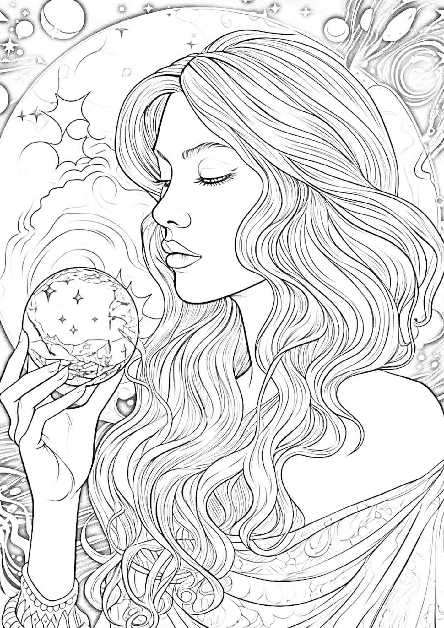 38 Captivating Witch Coloring Pages For Kids And Adults