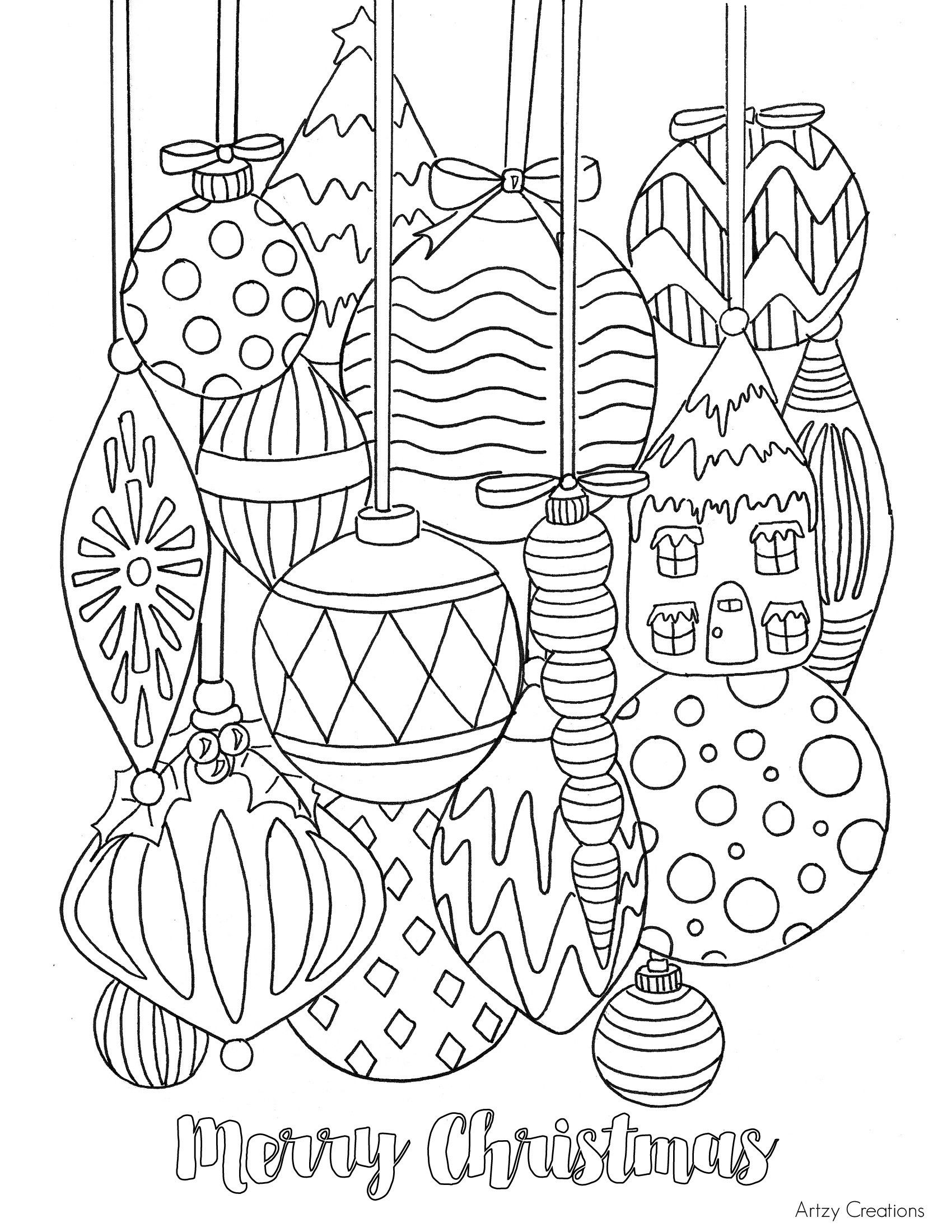 39 Christmas Coloring Pages Free Printable Pdf Free Wallpaper