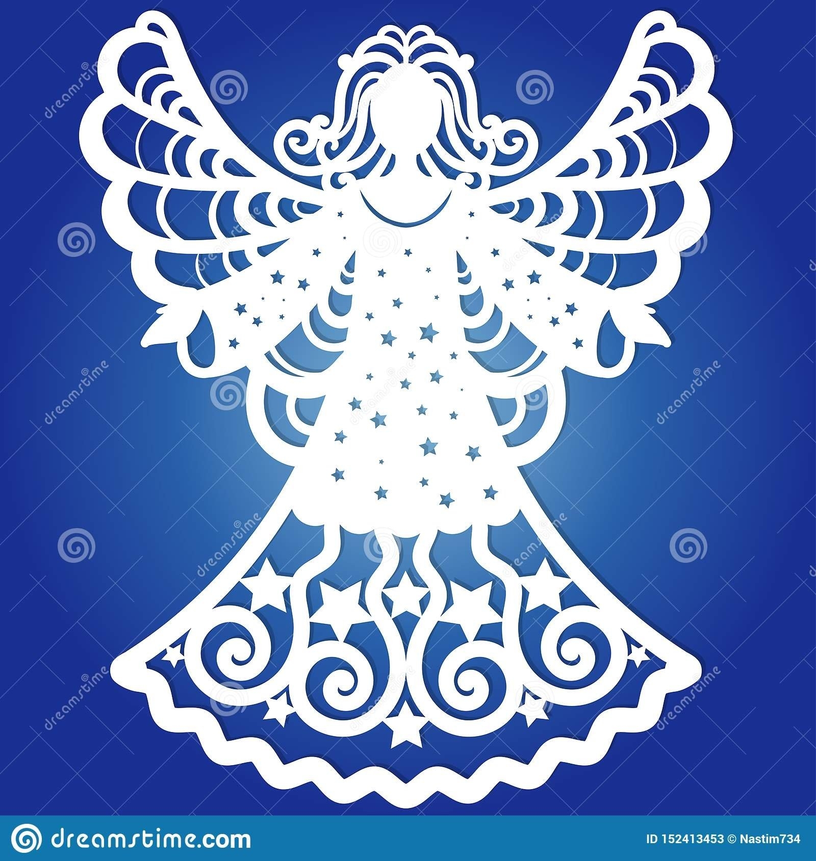 3d Angel Template Printable Free Free Printable