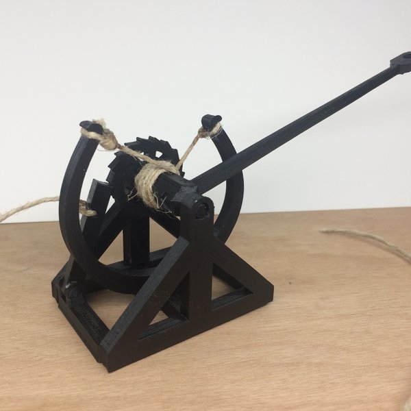 3d printable davinci catapult gift card