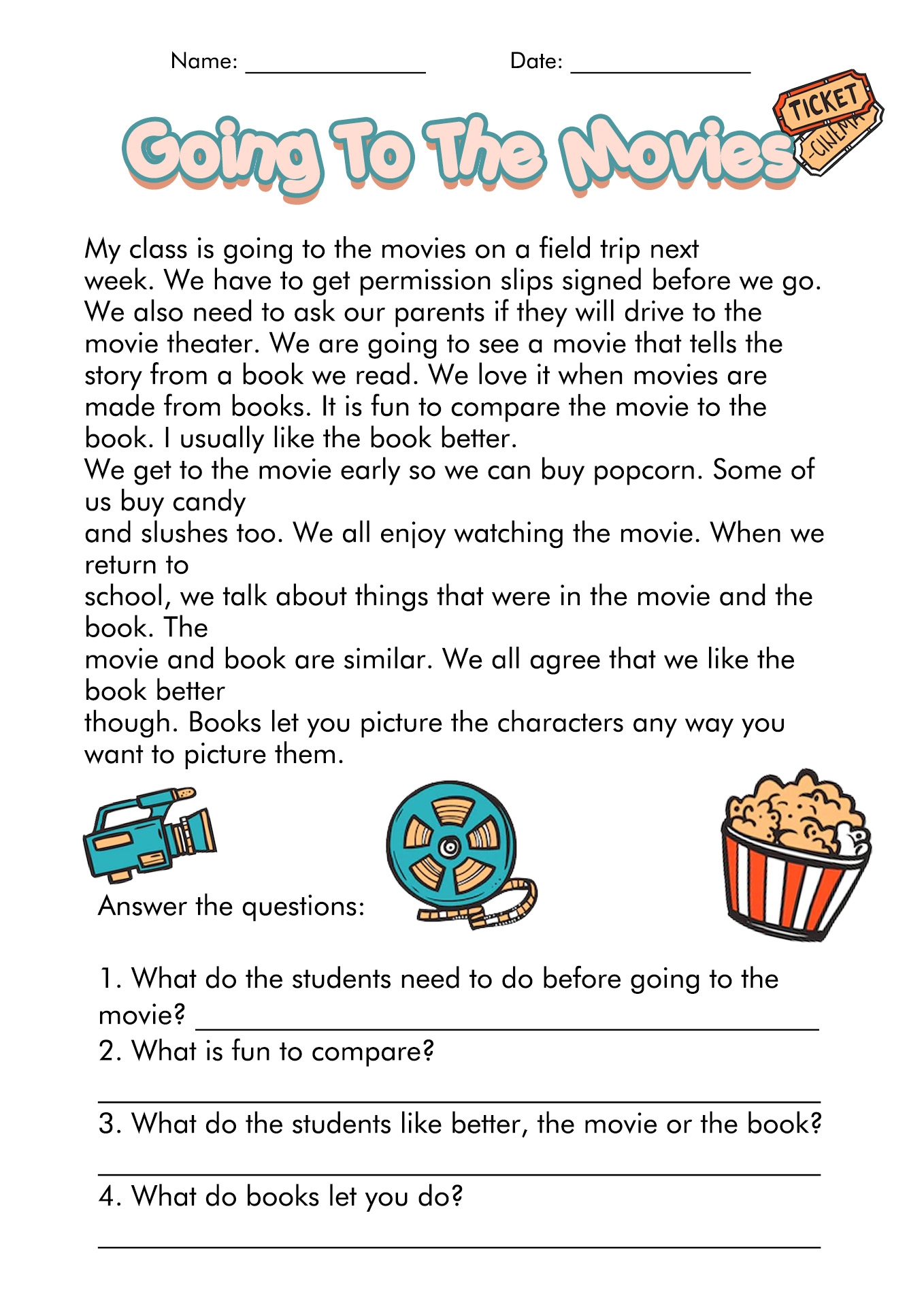 printable reading worksheets for 3rd grade