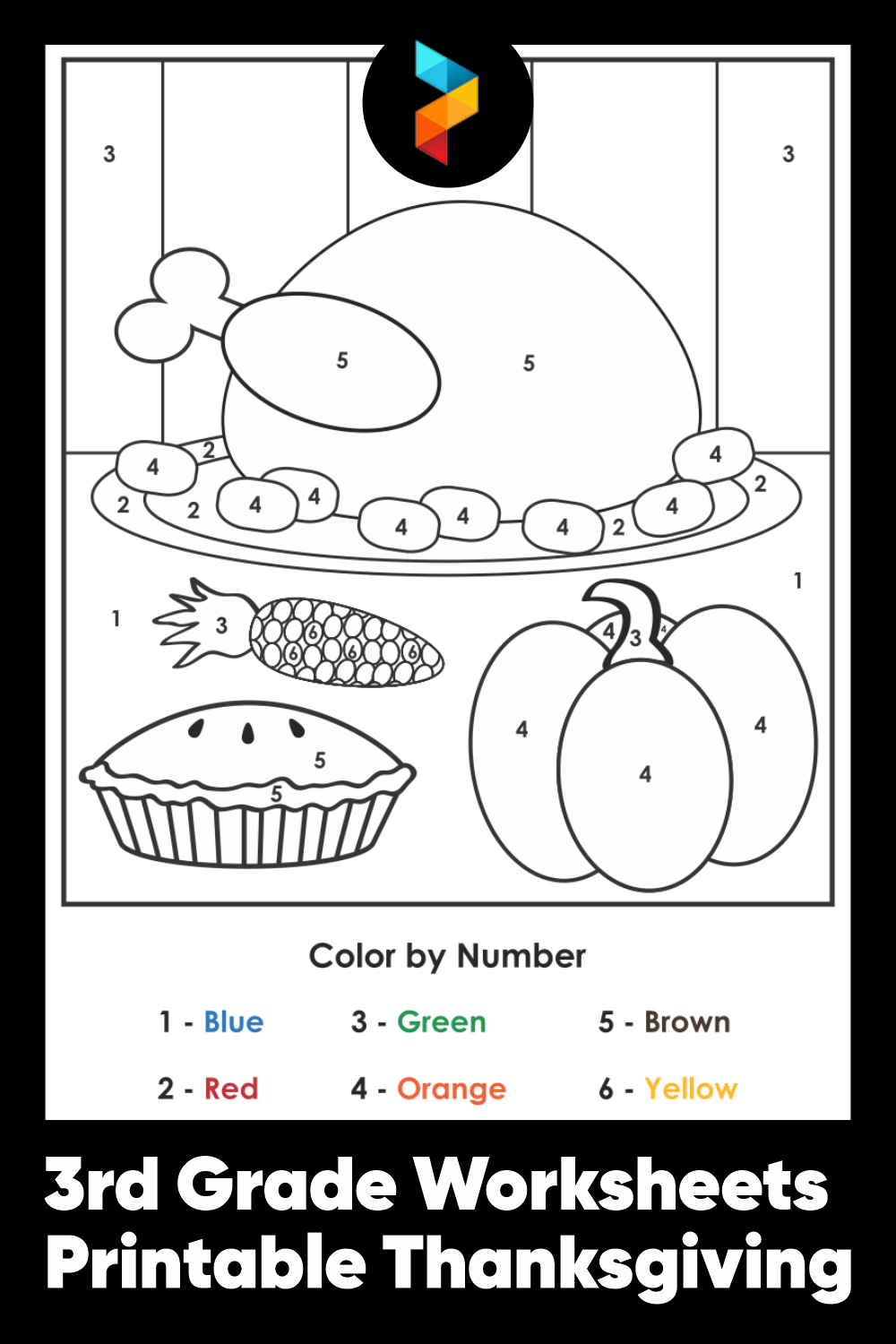 3rd grade thanksgiving printable cards