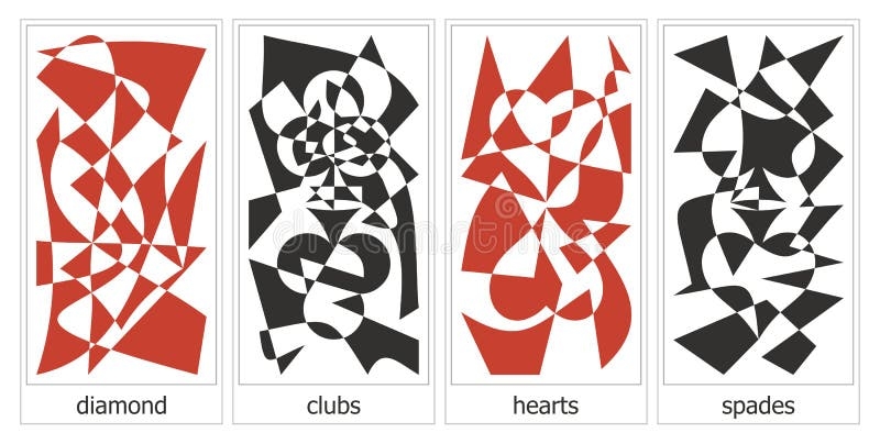 4 Suits Of Cards Stock Photo Image 15170650