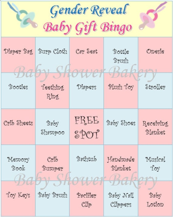 40 Free Printable Baby Shower Bingo Cards