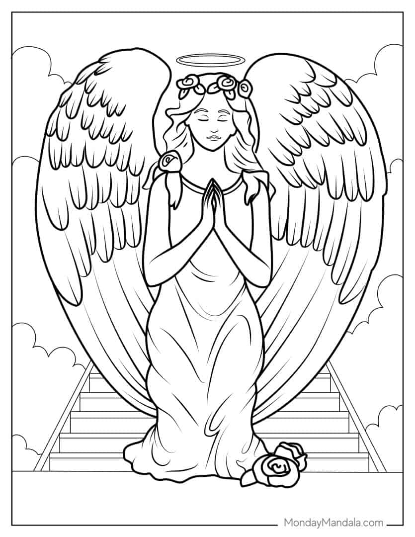 Angel Color Pages