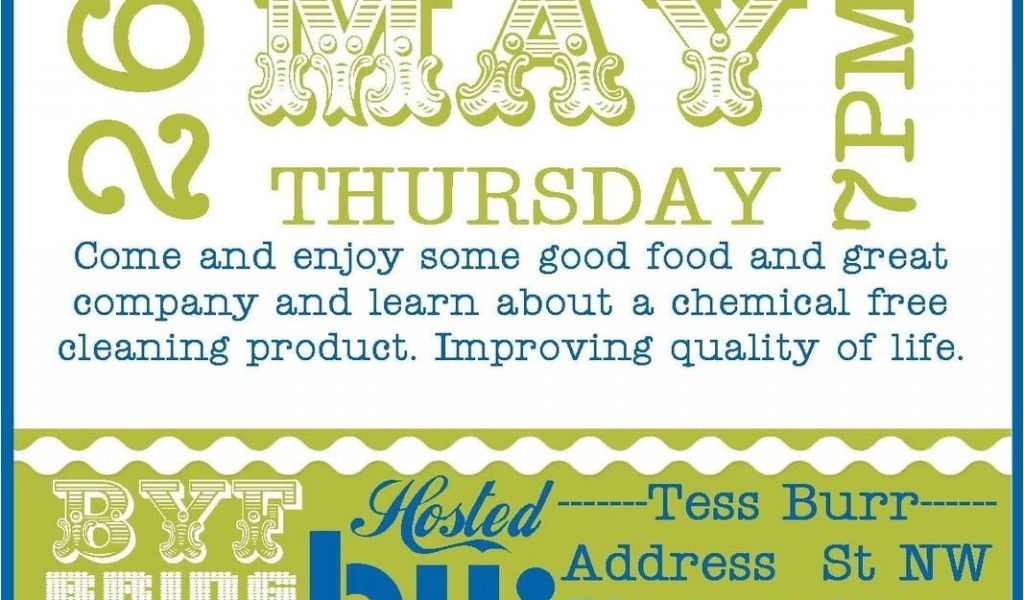 norwex party invite template