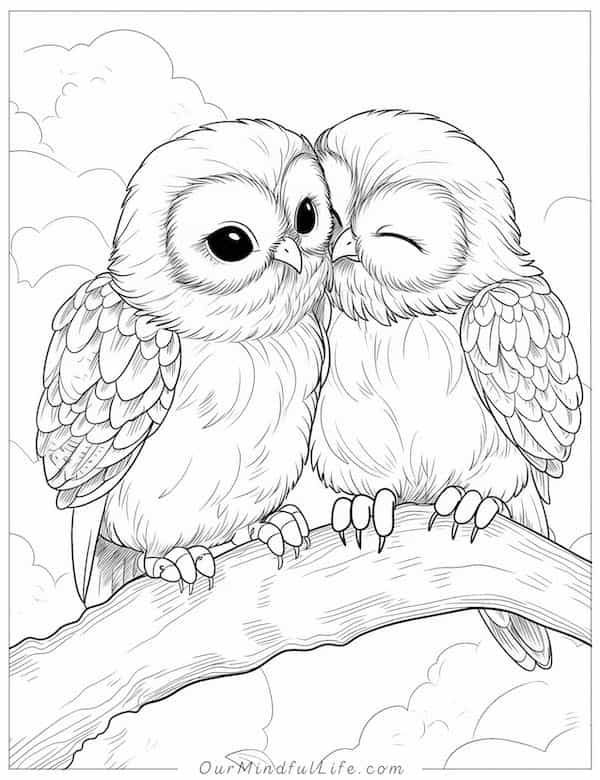 44 Fascinating Owl Coloring Pages Free Printable Our Mindful Life 