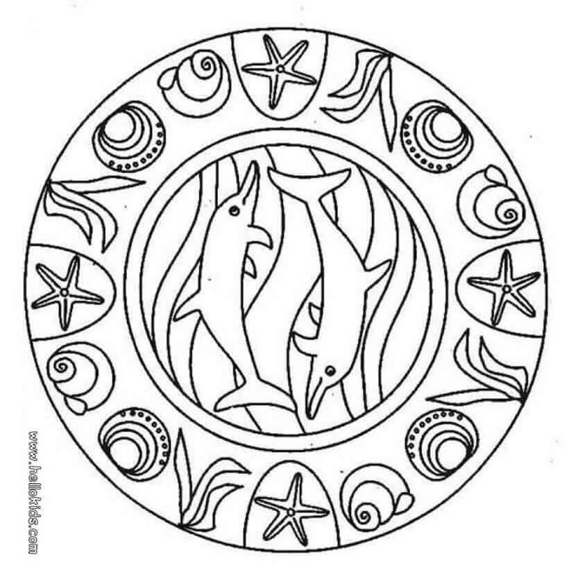 mandala coloring page free