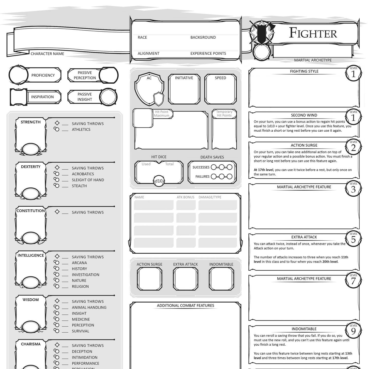 456029 Class Character Sheet Fighter V1 3 Fillable 1 pdf DocDroid