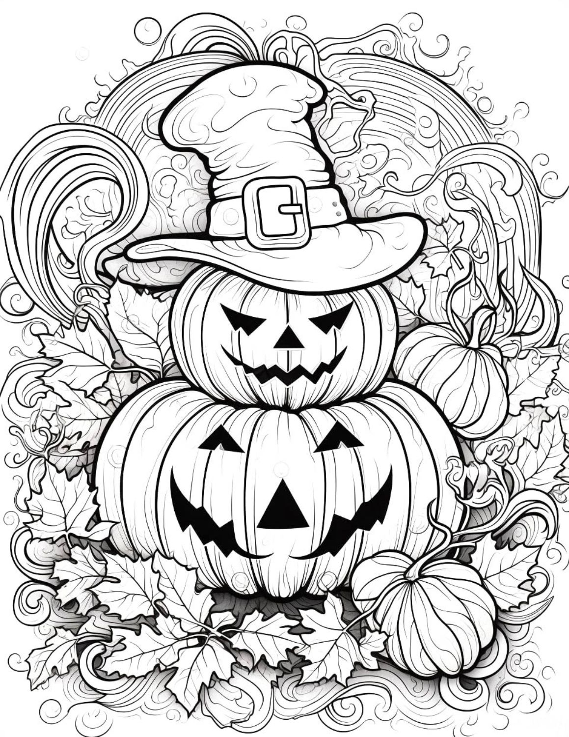 47 Spooky Halloween Coloring Pages For Kids And Adults