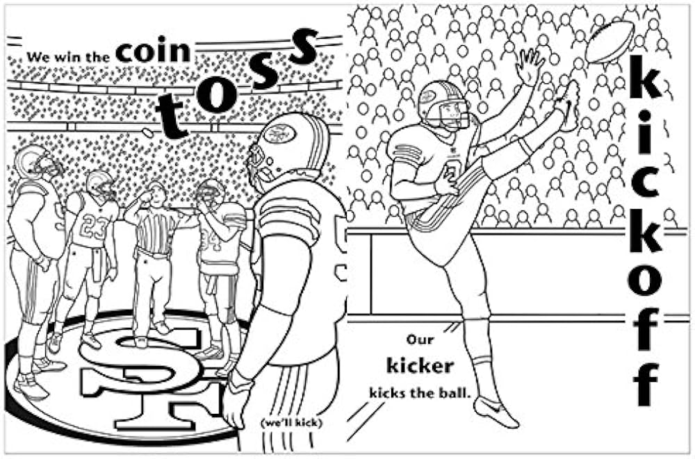 49ers Coloring Pages Coloring Nation