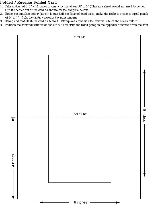 4 x 8 folded cards printable