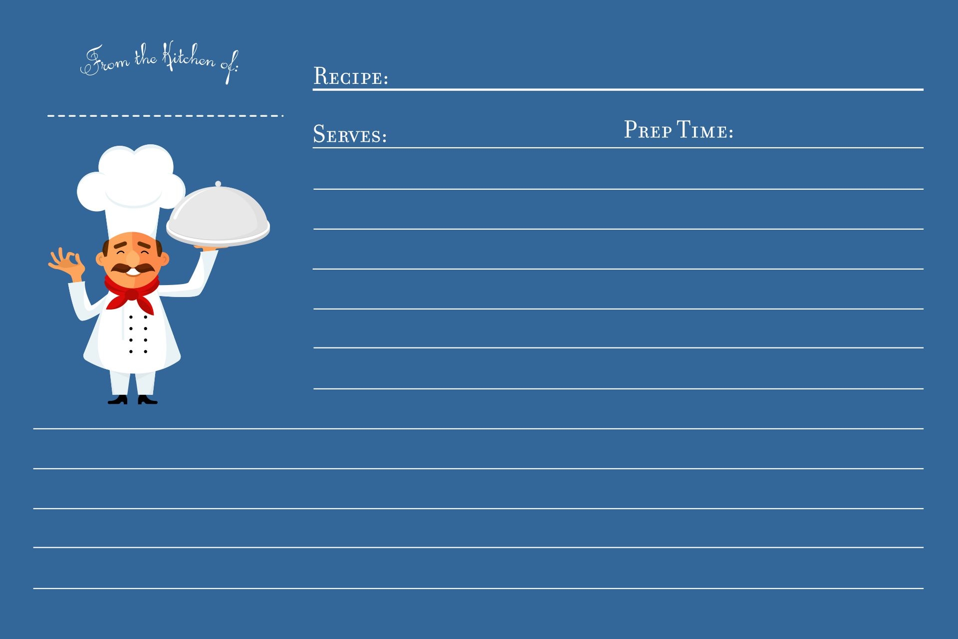 4X6 Printable Cards