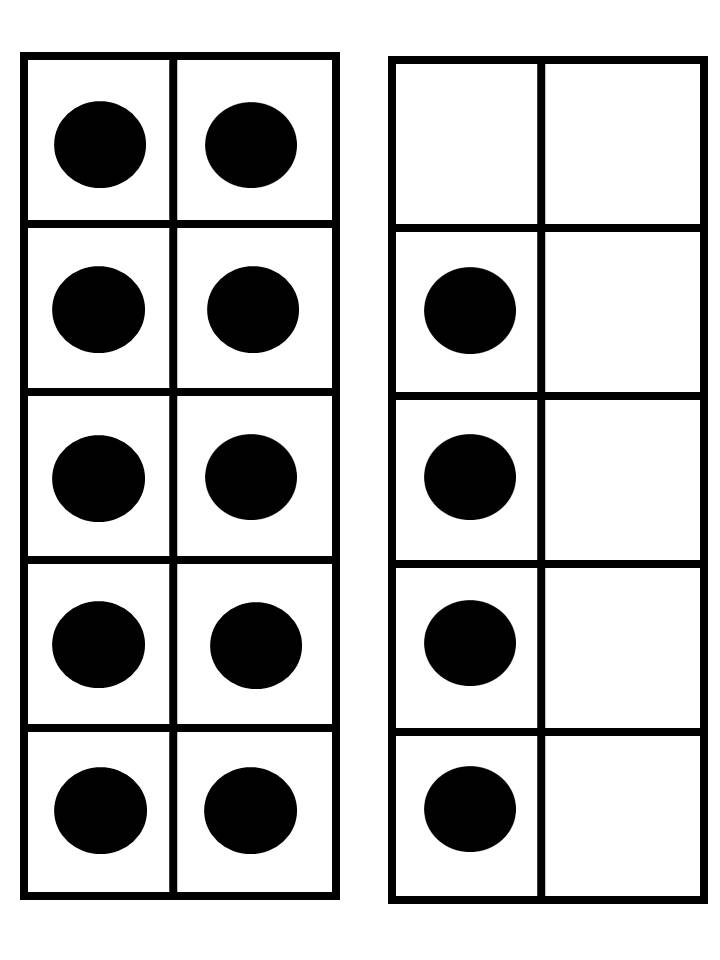 10 frame printable cards
