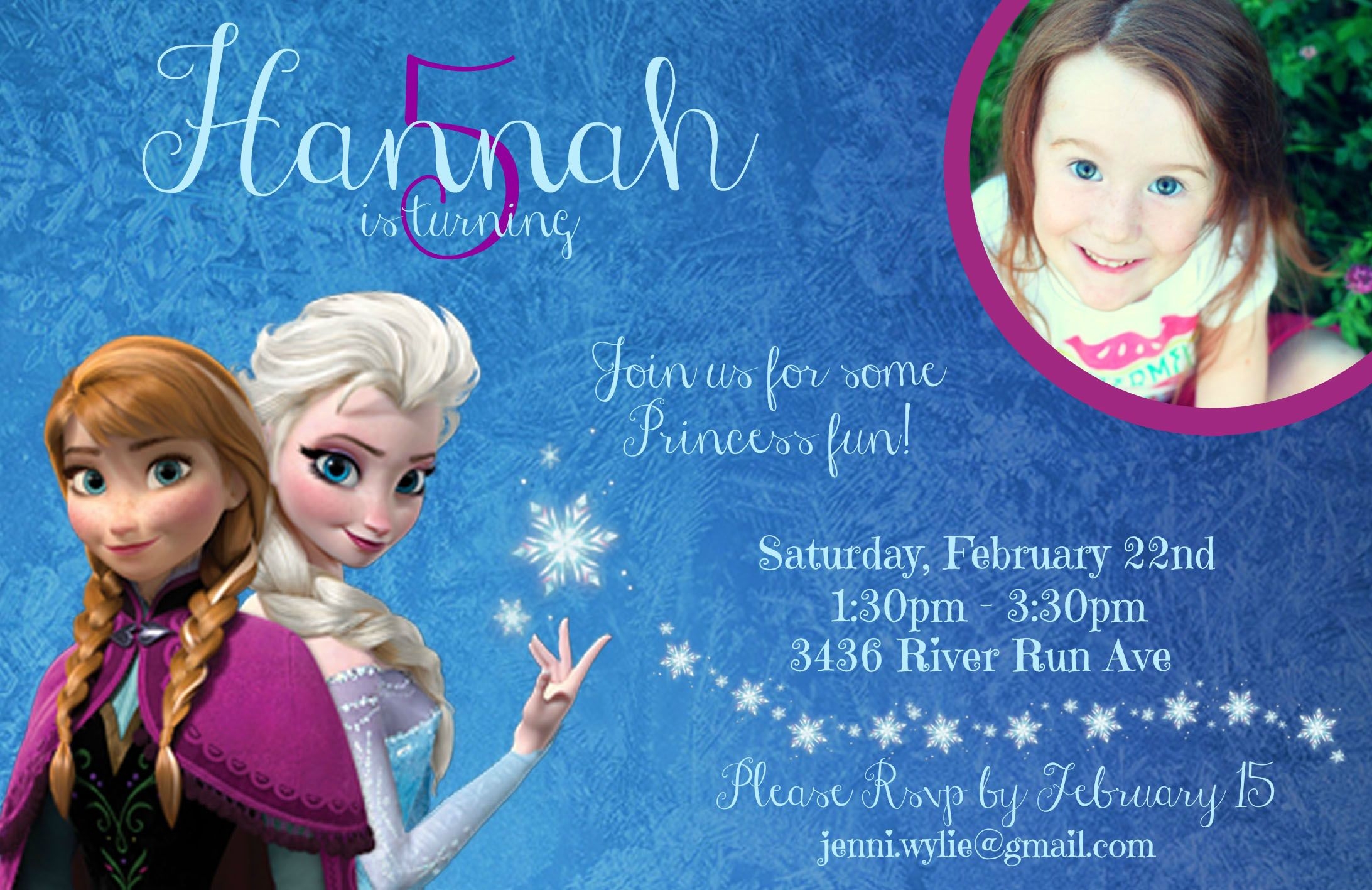 5 Year Old Birthday Invitation Card Tashina Giles