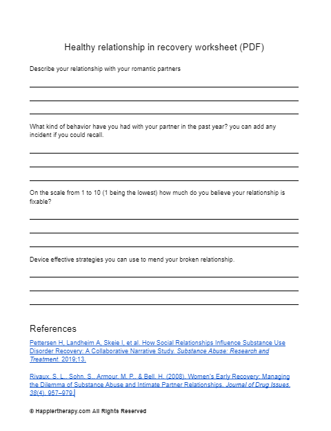 50 Free Mental Health Worksheets Handouts Mind Remake Project 