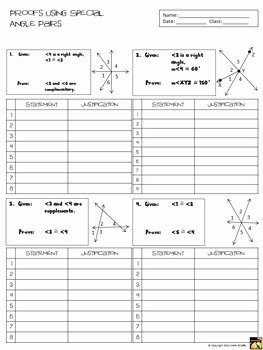 50 Geometry Worksheet Beginning Proofs