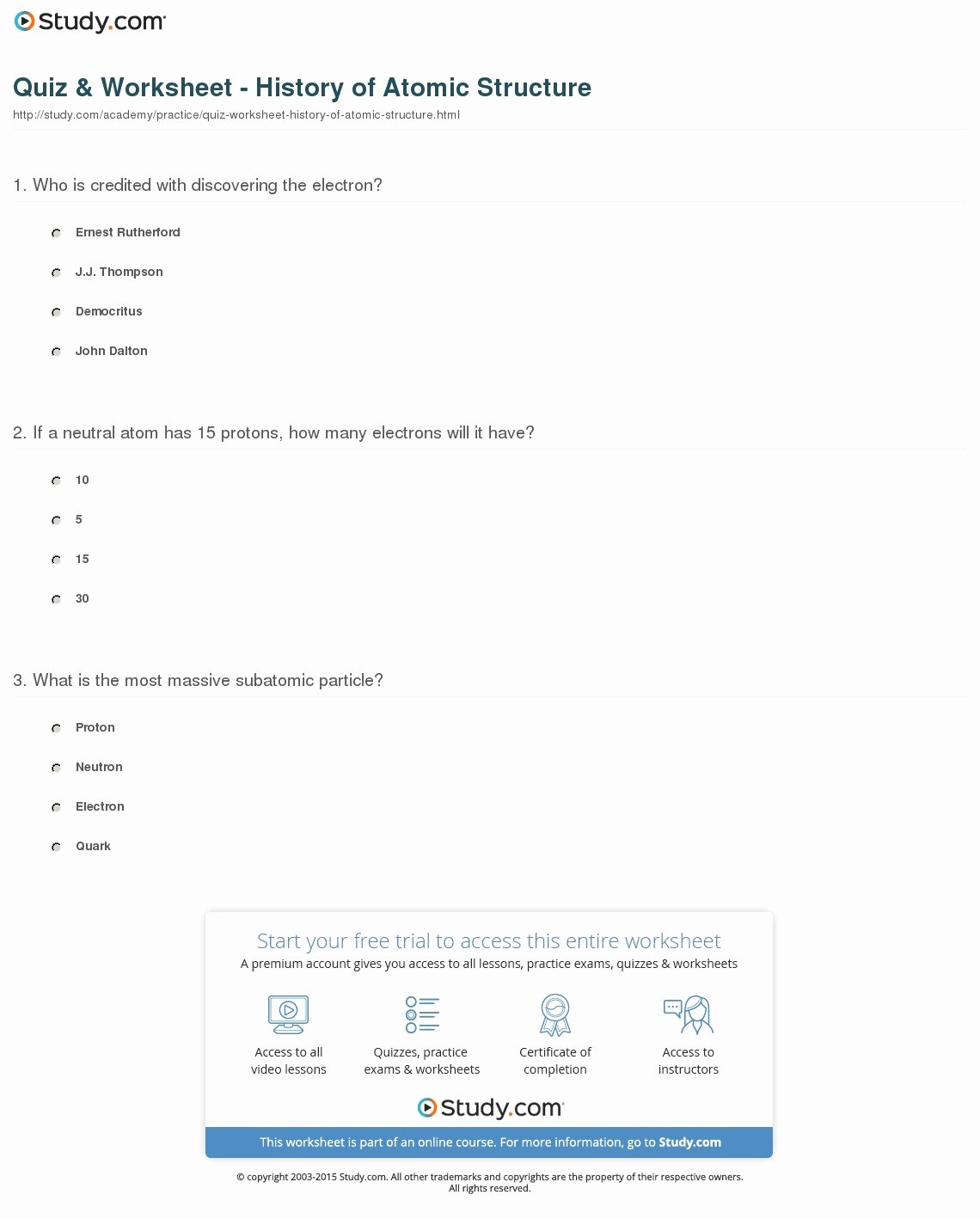 50 History Of The Atom Worksheet Chessmuseum Template Library