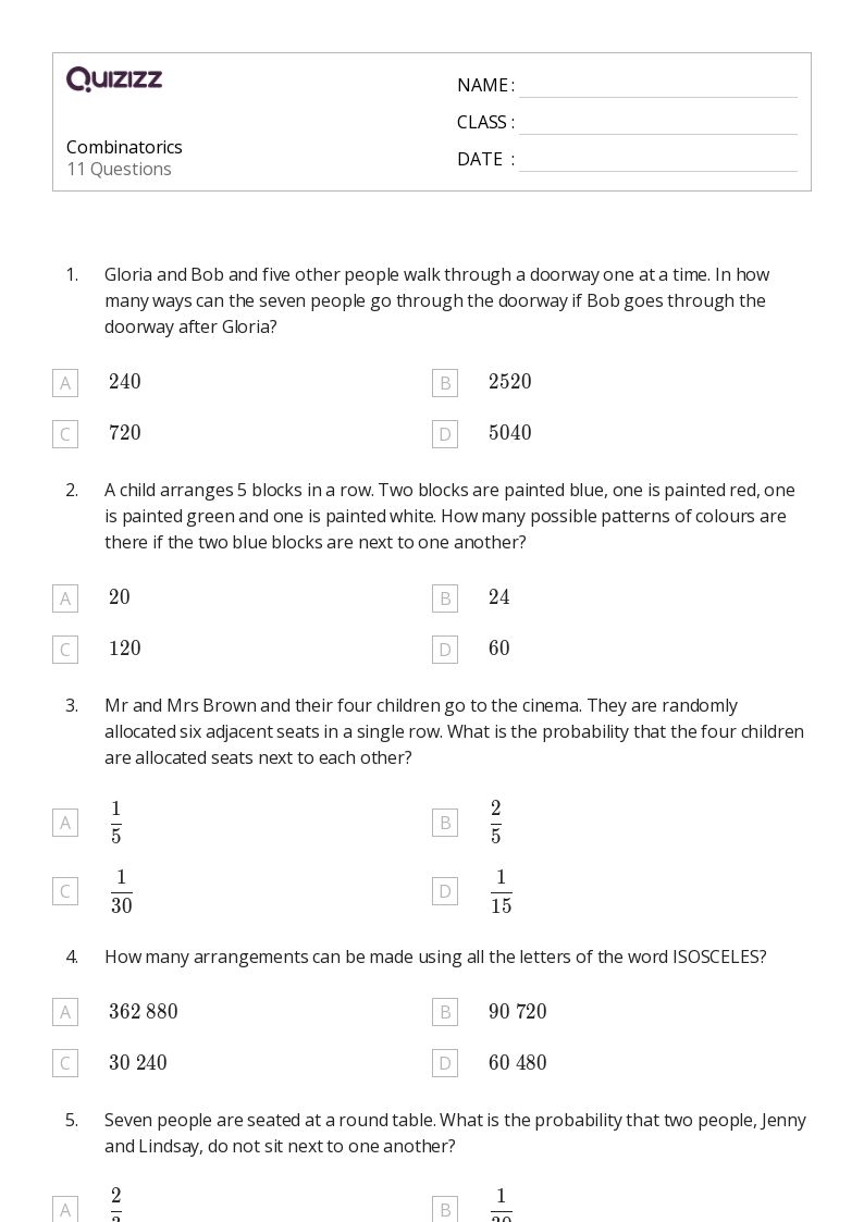 50 Math Worksheets For 12th Grade On Quizizz Free Printable 