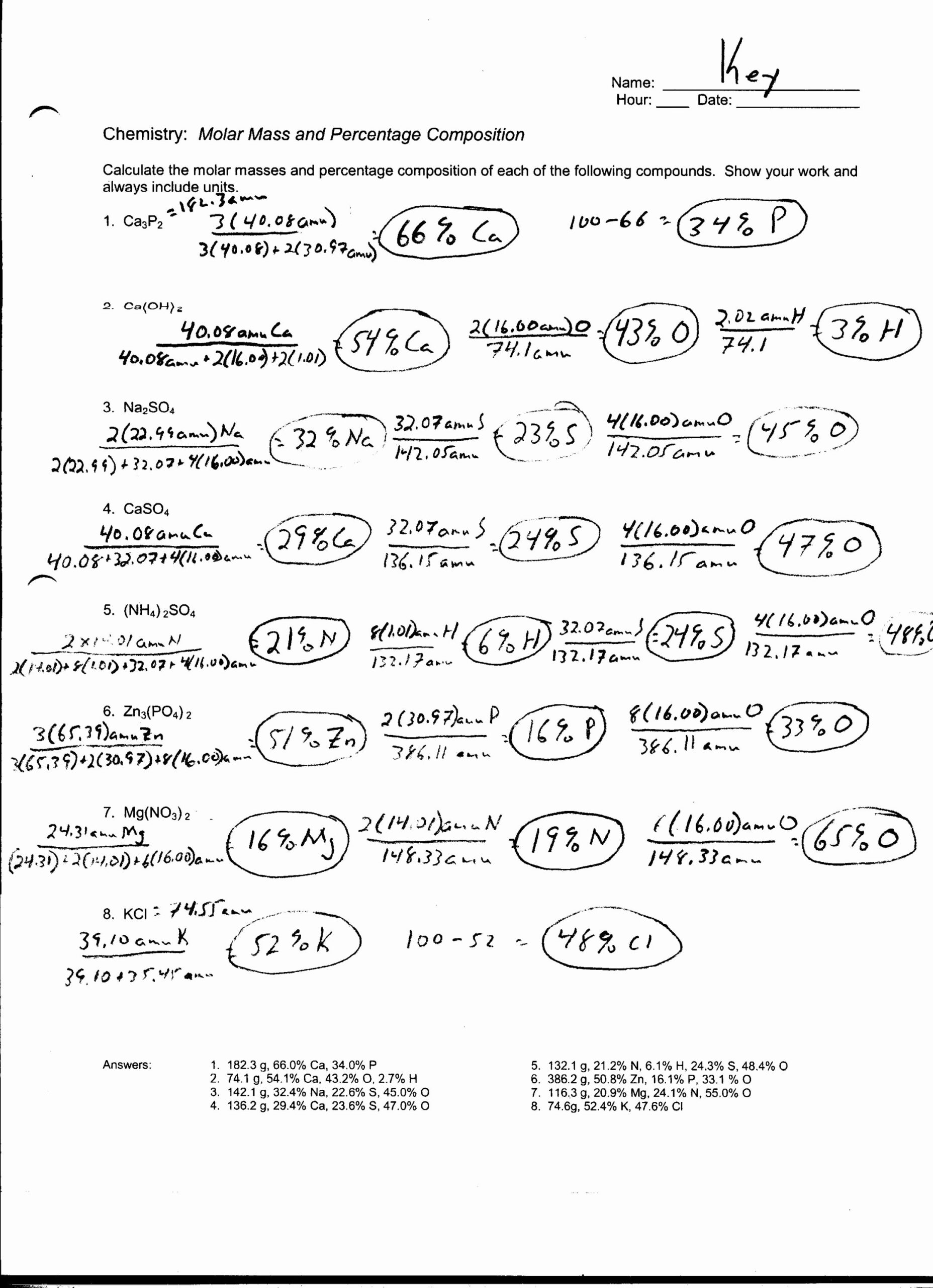 50 Molar Mass Practice Worksheet Chessmuseum Template Library