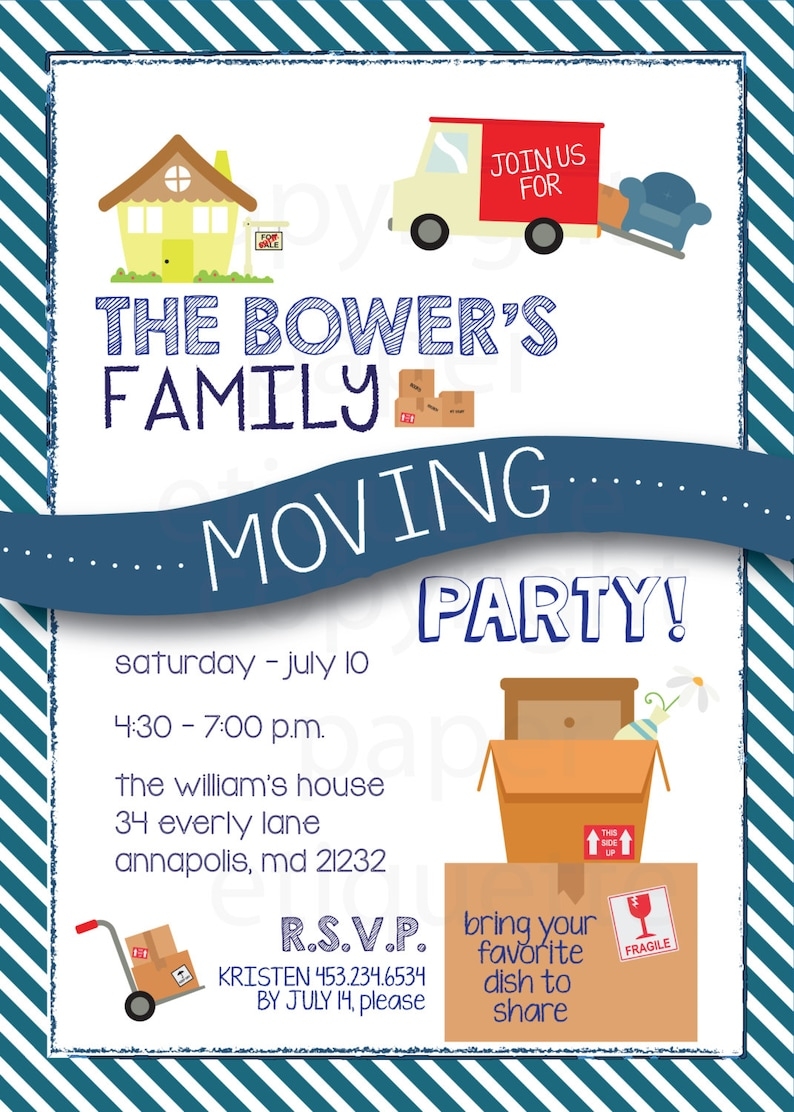 50 Moving Party Invitation Pictures US Invitation Template