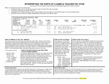 reading a pay stub worksheet