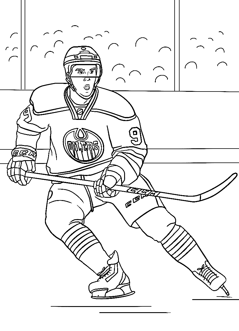 52 Hockey Coloring Pages ColoringPagesOnly