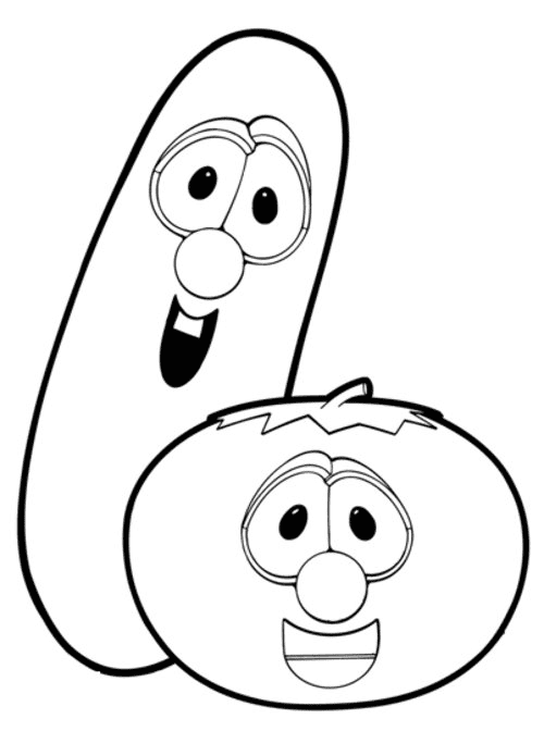 Veggietales Coloring Pages