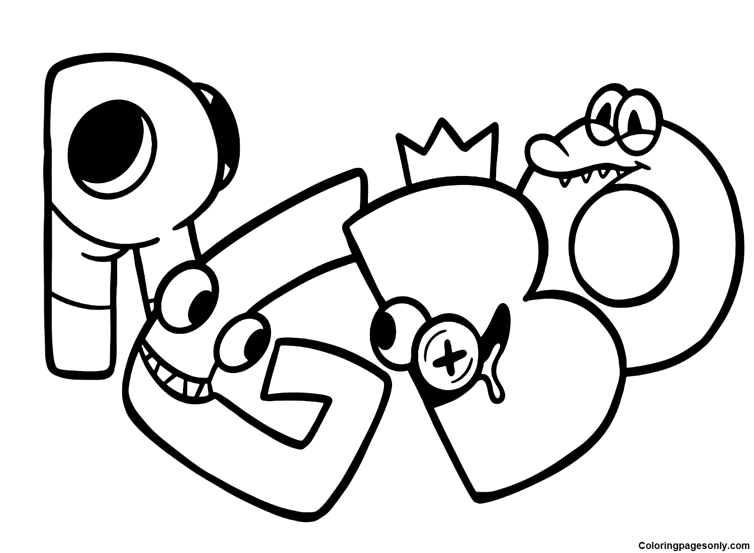 Coloring Page Alphabet