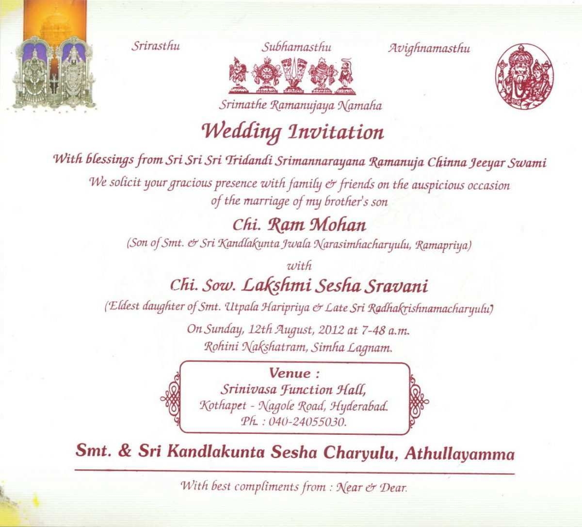 59 Standard Kannada Wedding Invitation Template Maker For Kannada 