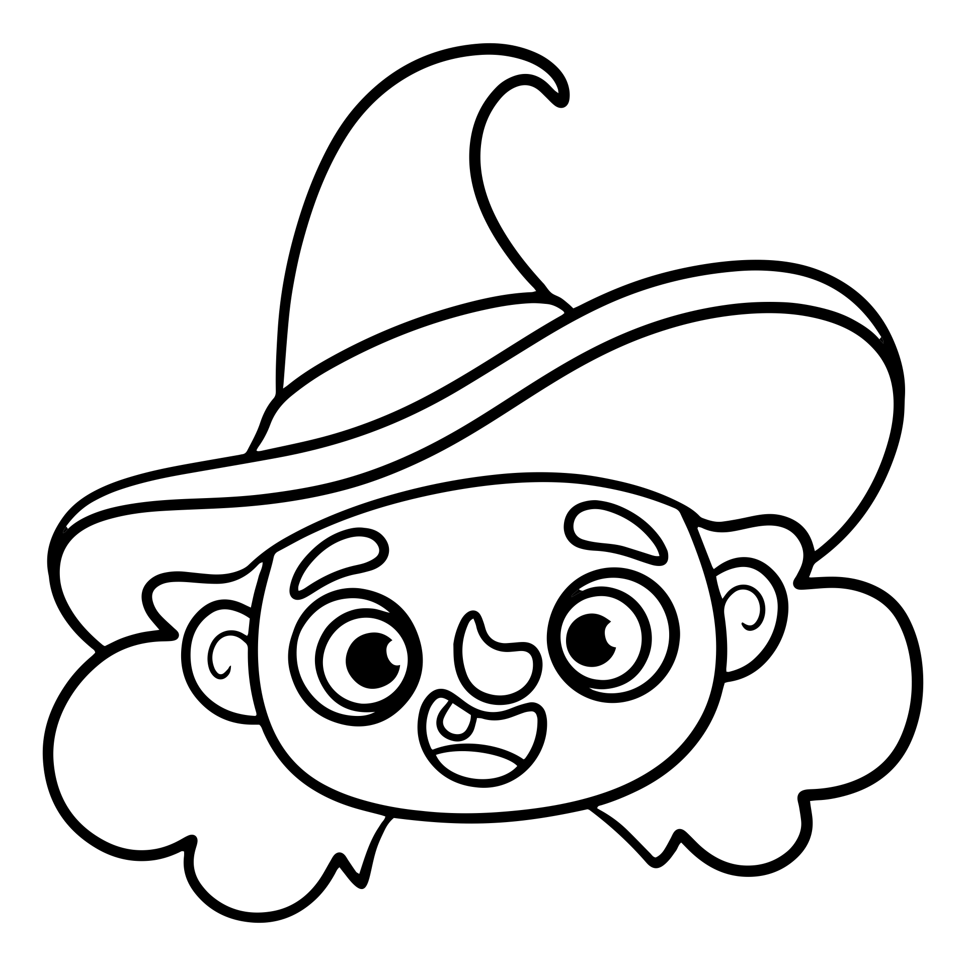 6 Best Images Of Printable Witch Face Witch Face Pumpkin Carving 