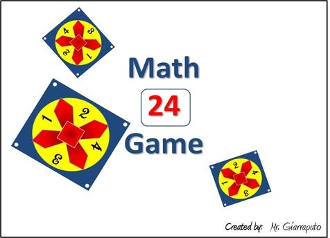 6 Best Images Of Printable Worksheet Math 24 Game Math Challenge 24 
