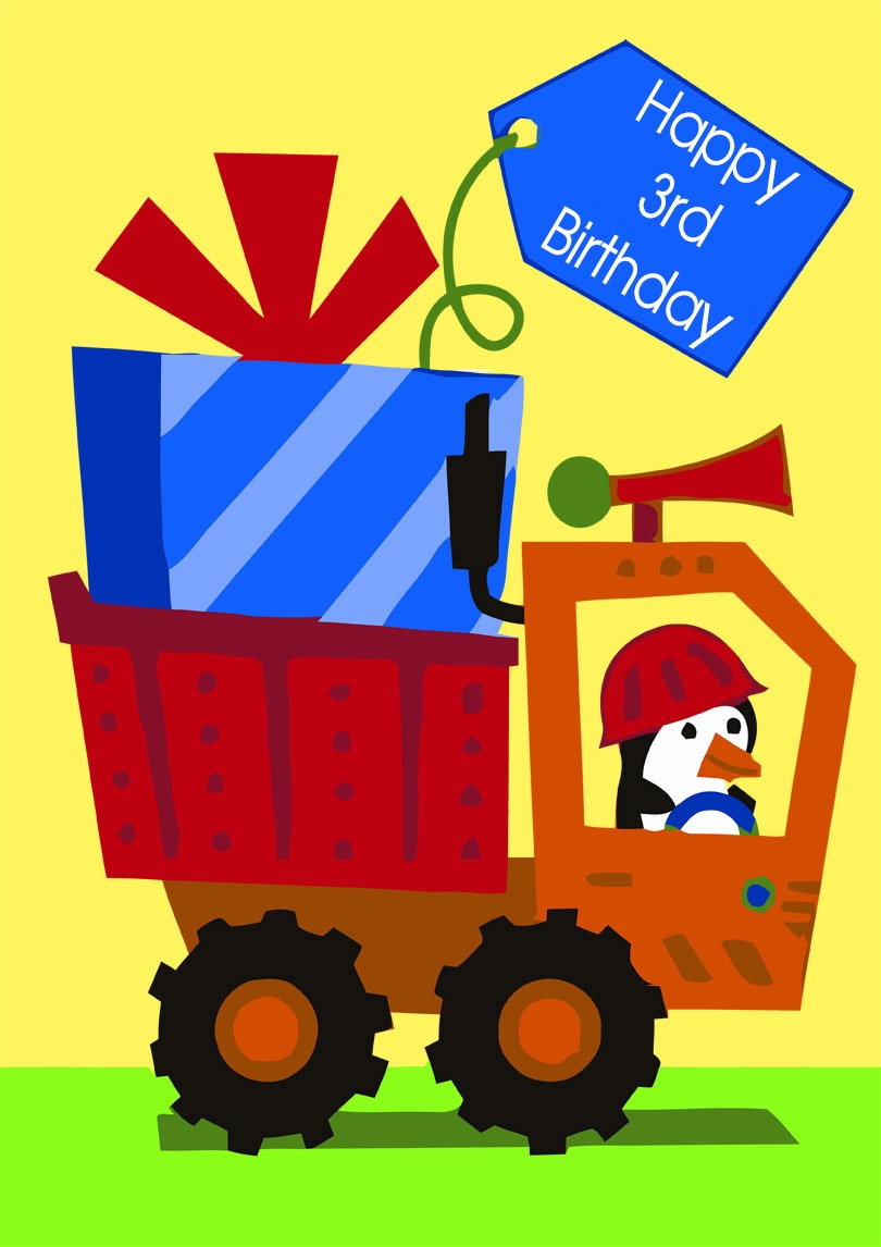 6 Wonderful Printable Birthday Cards For 3 Year Olds free 