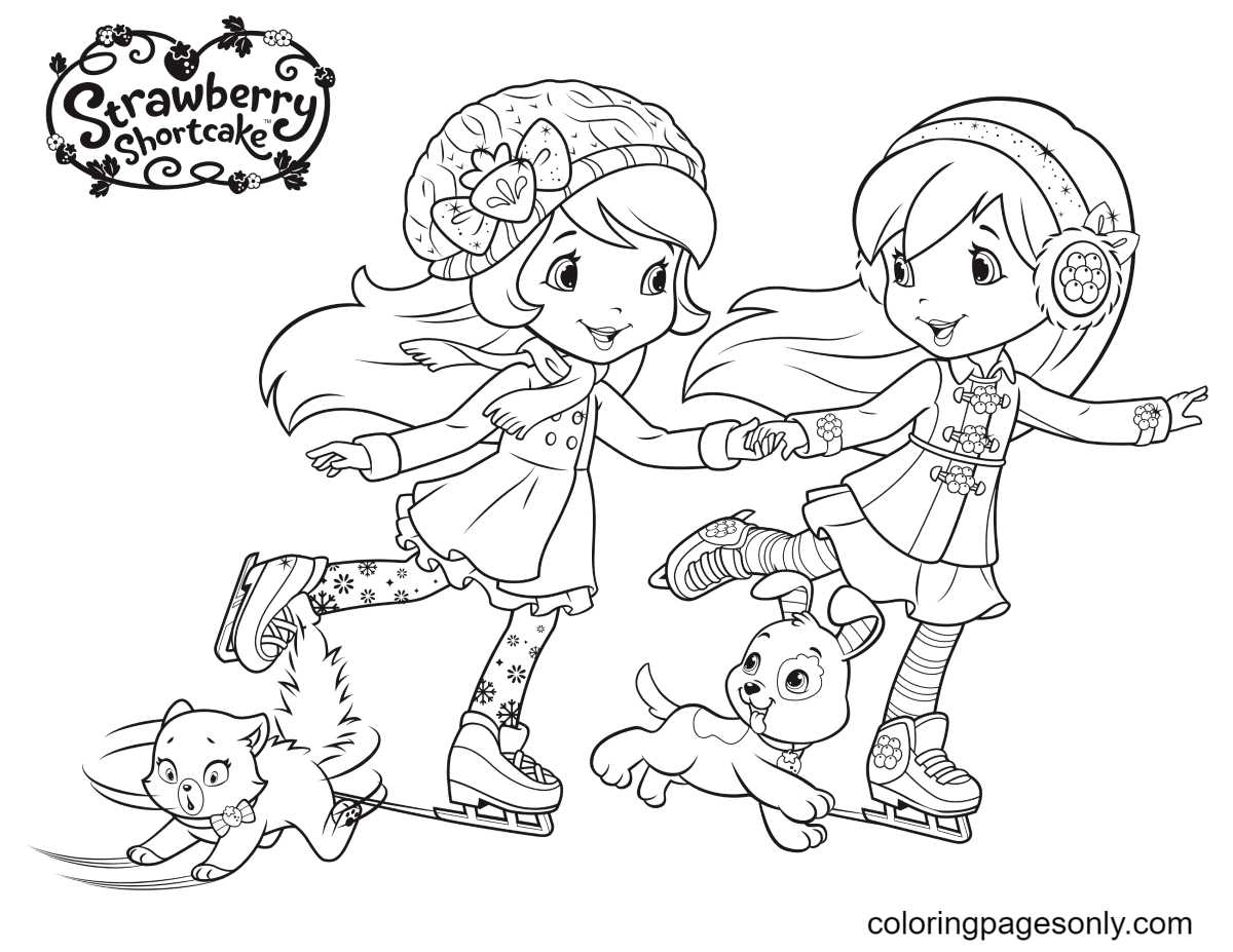 Strawberry Shortcake Color Page