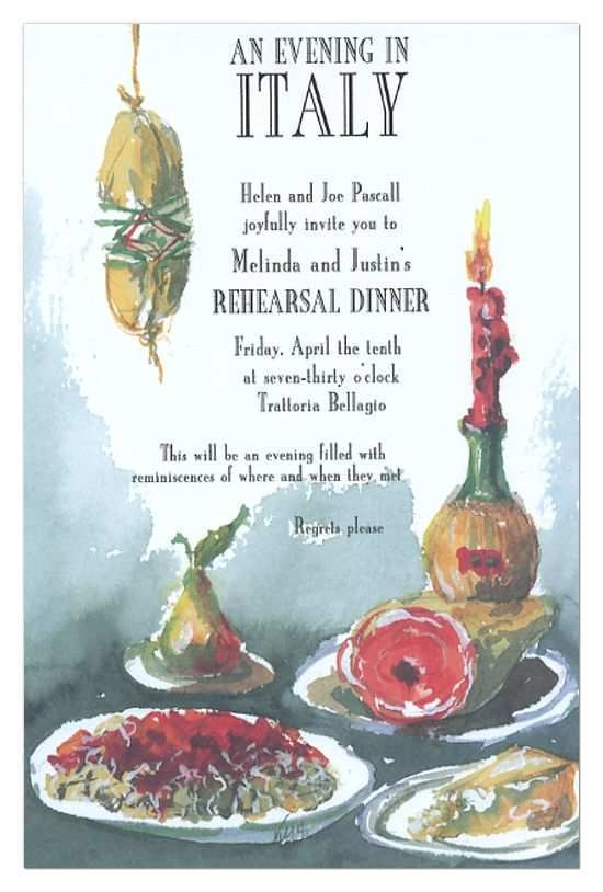 italian birthday invitation template