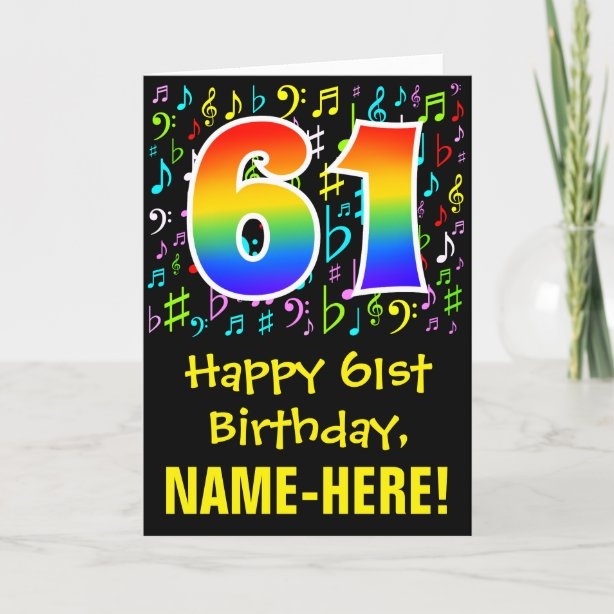 61st Birthday Cards Zazzle CA
