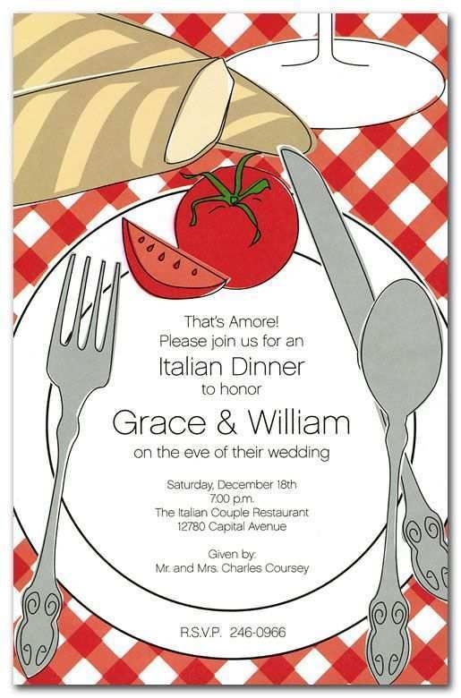 68 Free Printable Italian Themed Party Invitation Template