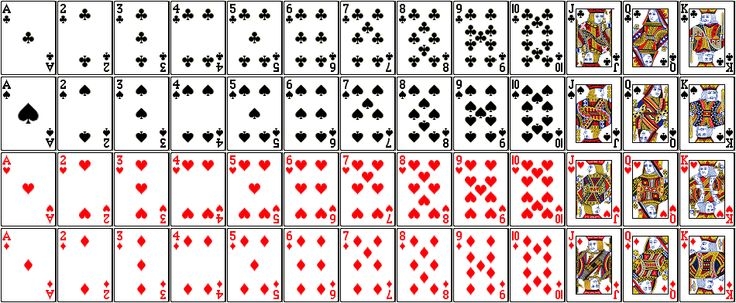 7 Best Images Of Deck Of 52 Printable Cards Standard Playing Card 