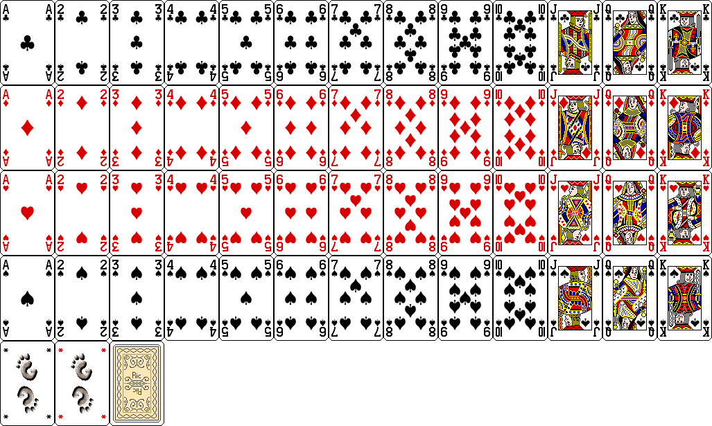 7 Best Images Of Deck Of 52 Printable Cards Standard Playing Card 