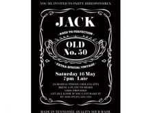 73 Blank Jack Daniels Party Invitation Template Free PSD File For Jack 