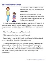 reading comprehension worksheets for 7th graders