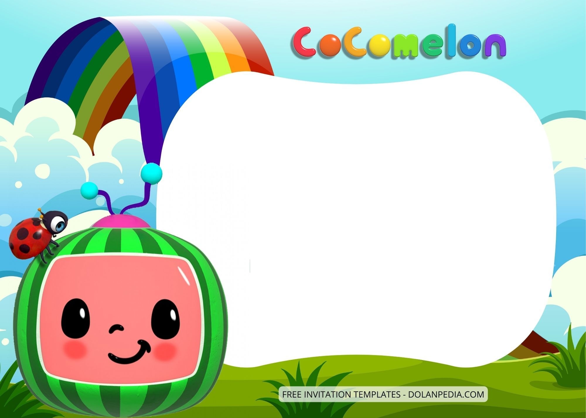 8 Cocomelon Birthday Party Invitation Templates