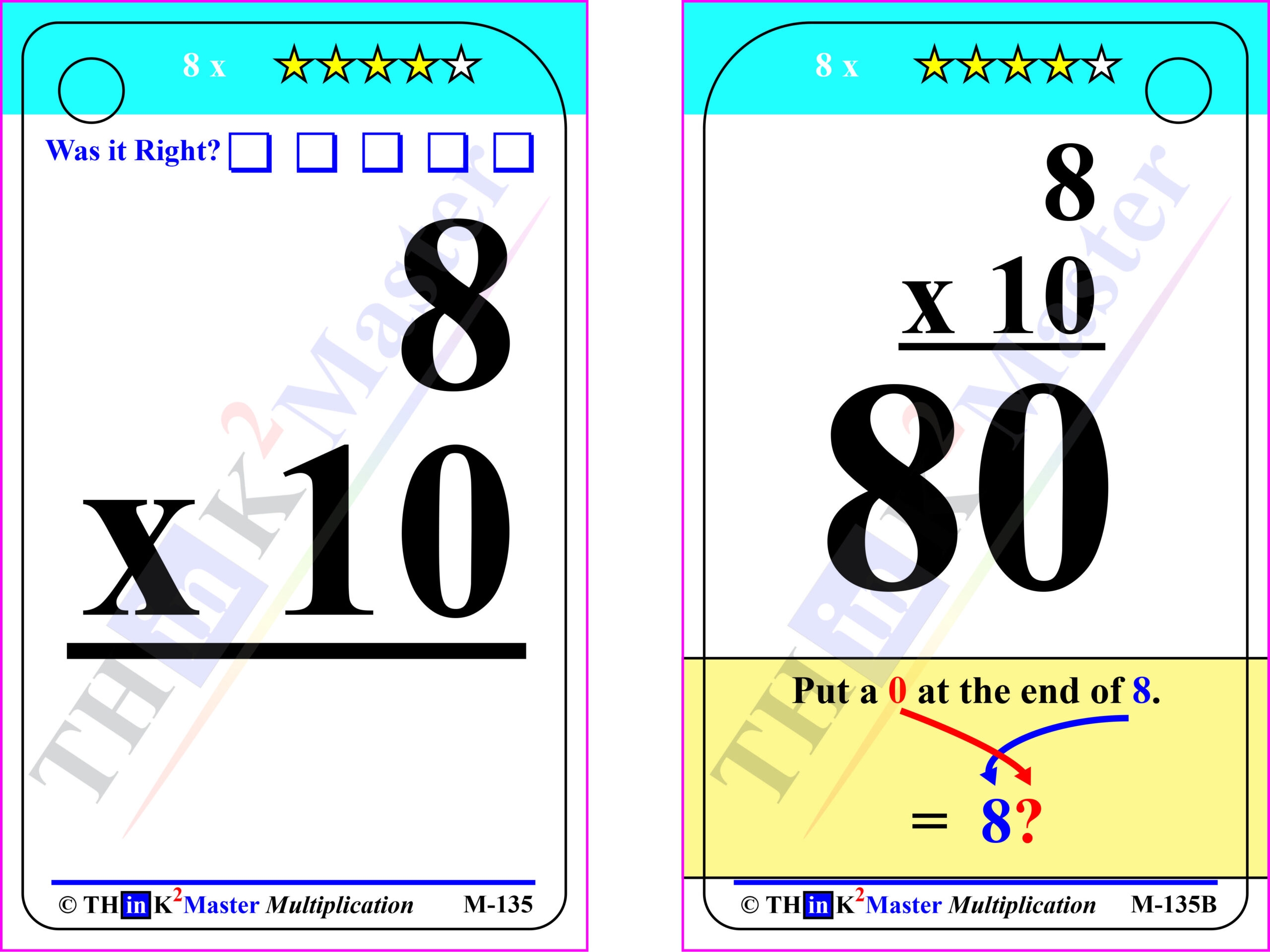 8 Multiplication Flash Cards Printable AlphabetWorksheetsFree